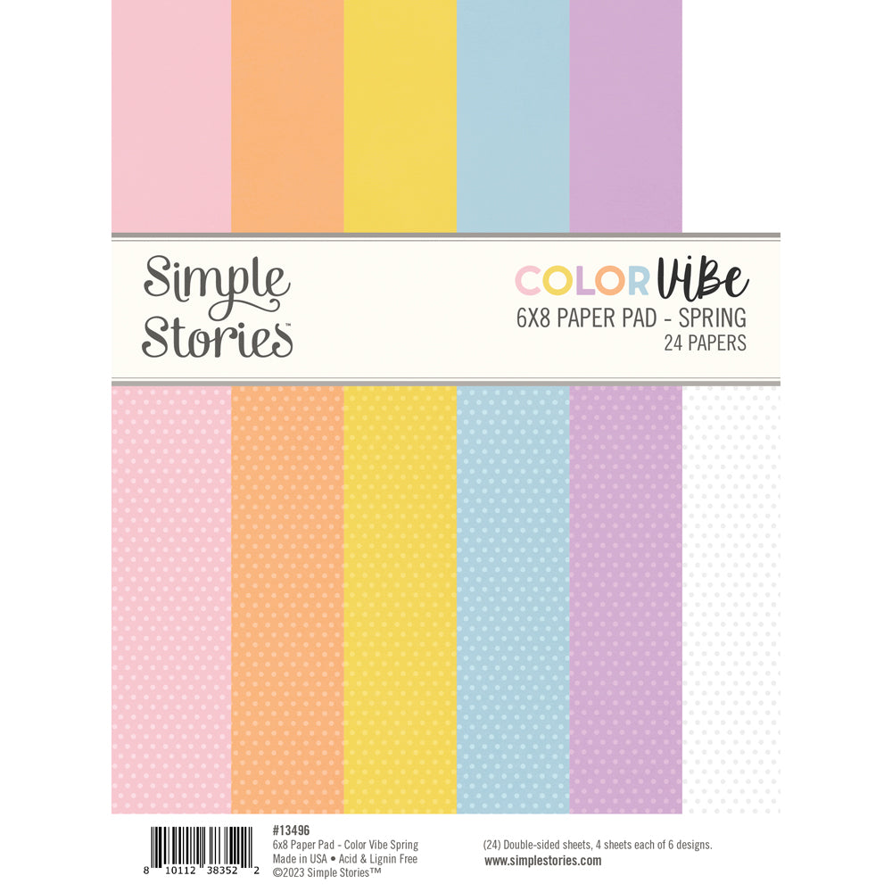 NEW! Color Vibe - 6x8 Pad - Spring