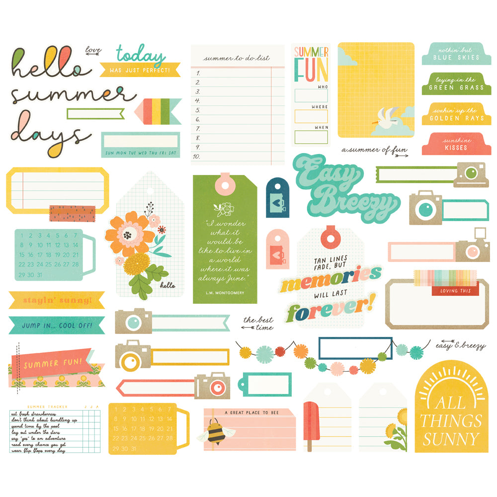 Summer Snapshots - Journal Bits & Pieces