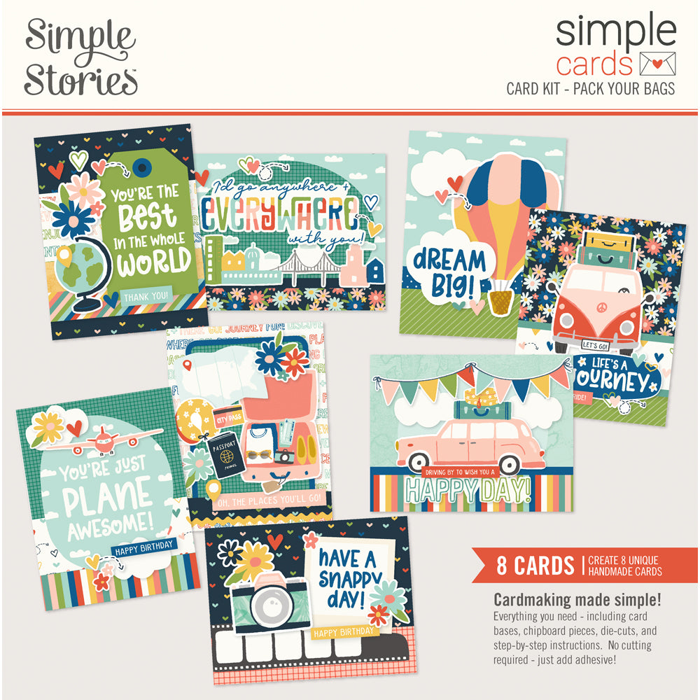 Pack Your Bags - Simple Cards Card Kit