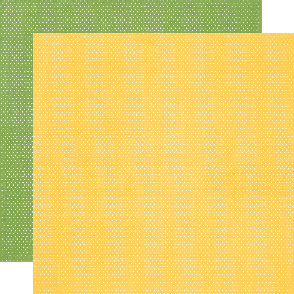 Simple Vintage Essentials Color Palette - Yellow & Green Dots