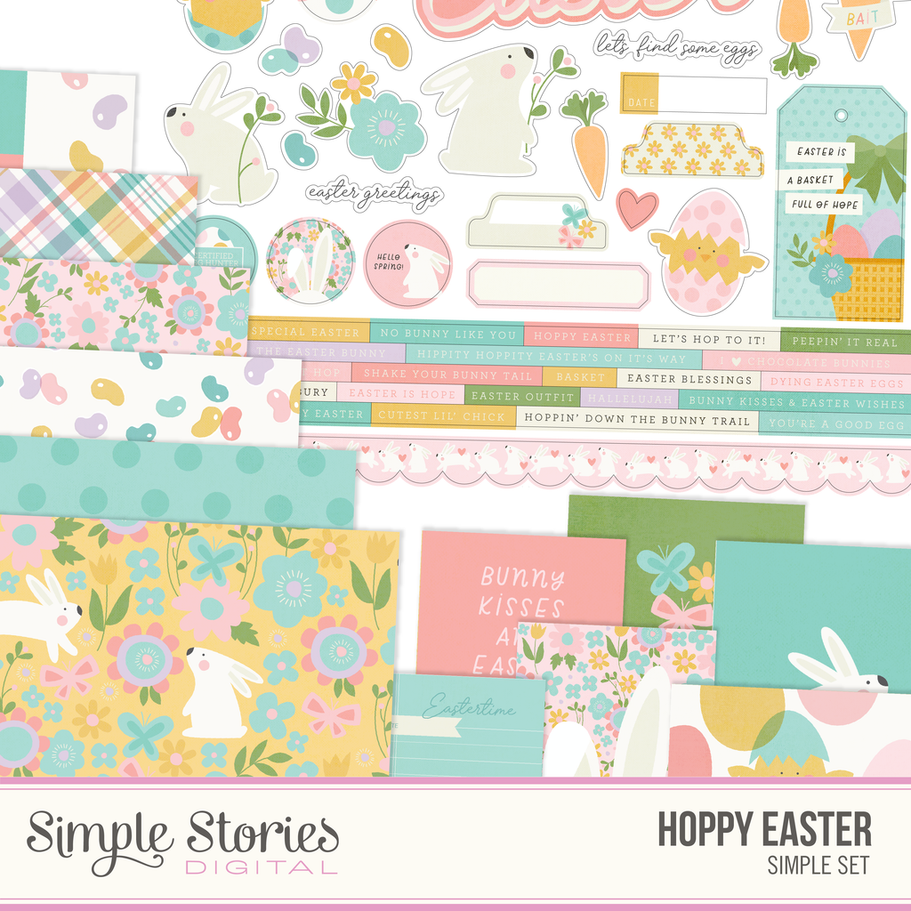 Hoppy Easter Digital Simple Set