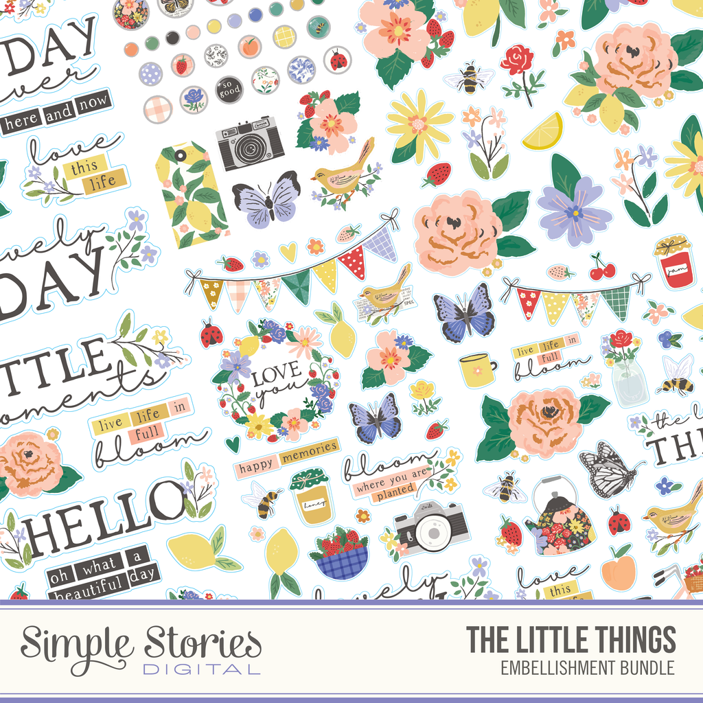 The Little Things Digital Embellishment Bundle