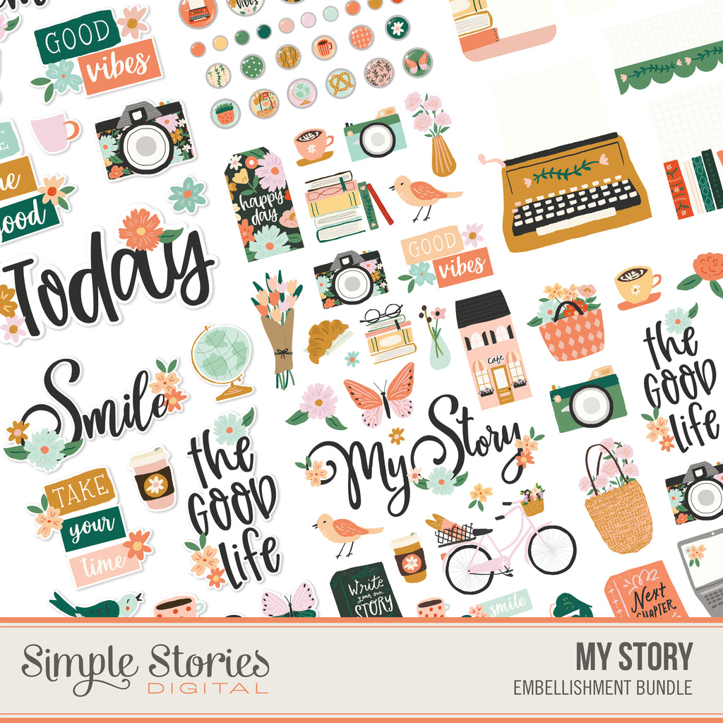 My Story Digital Embellishment Bundle