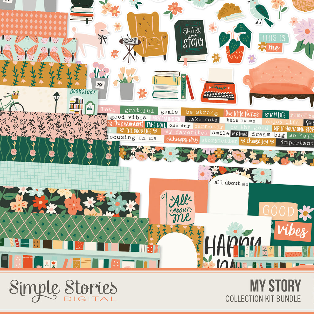 My Story Digital Collection Kit Bundle