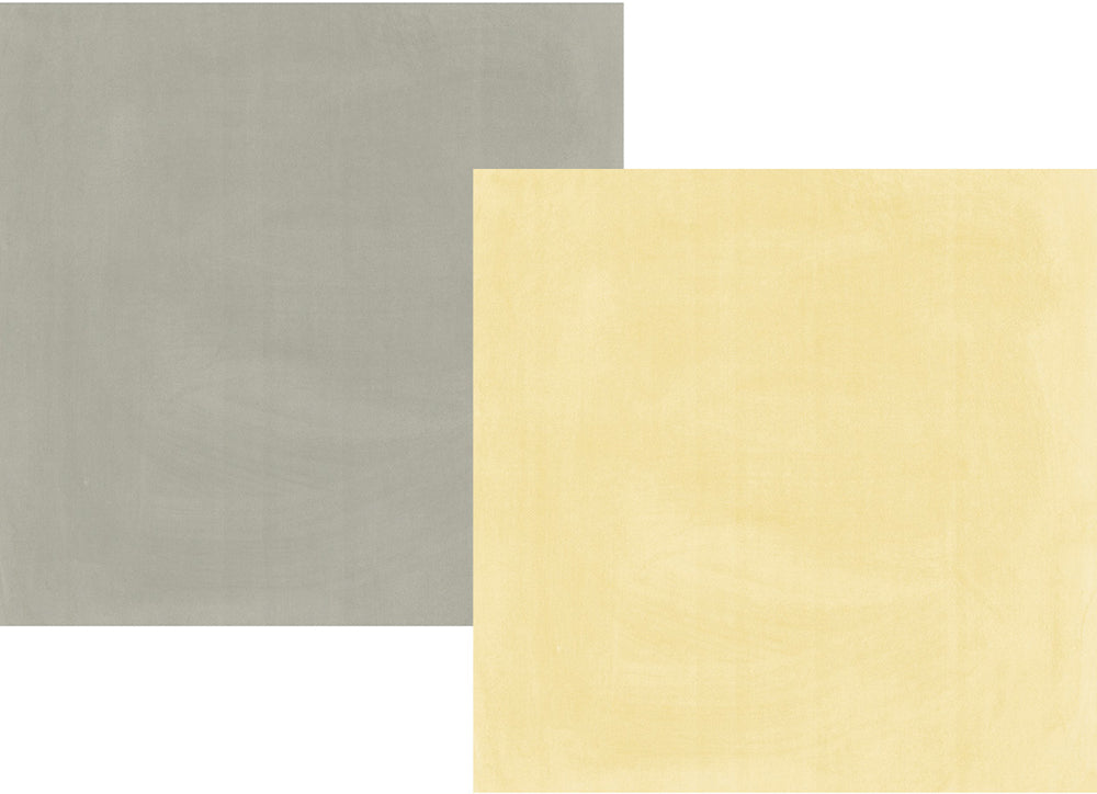 Heart 12x12 Paper - Yellow/Grey