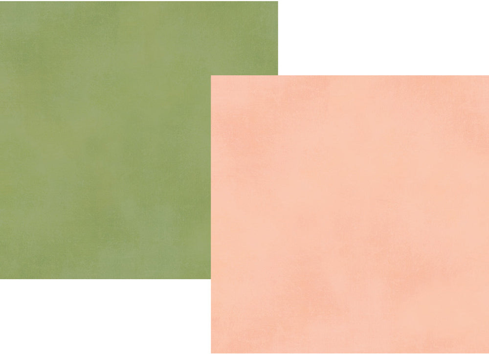 Spring Farmhouse 12x12 Paper - Blush/Green