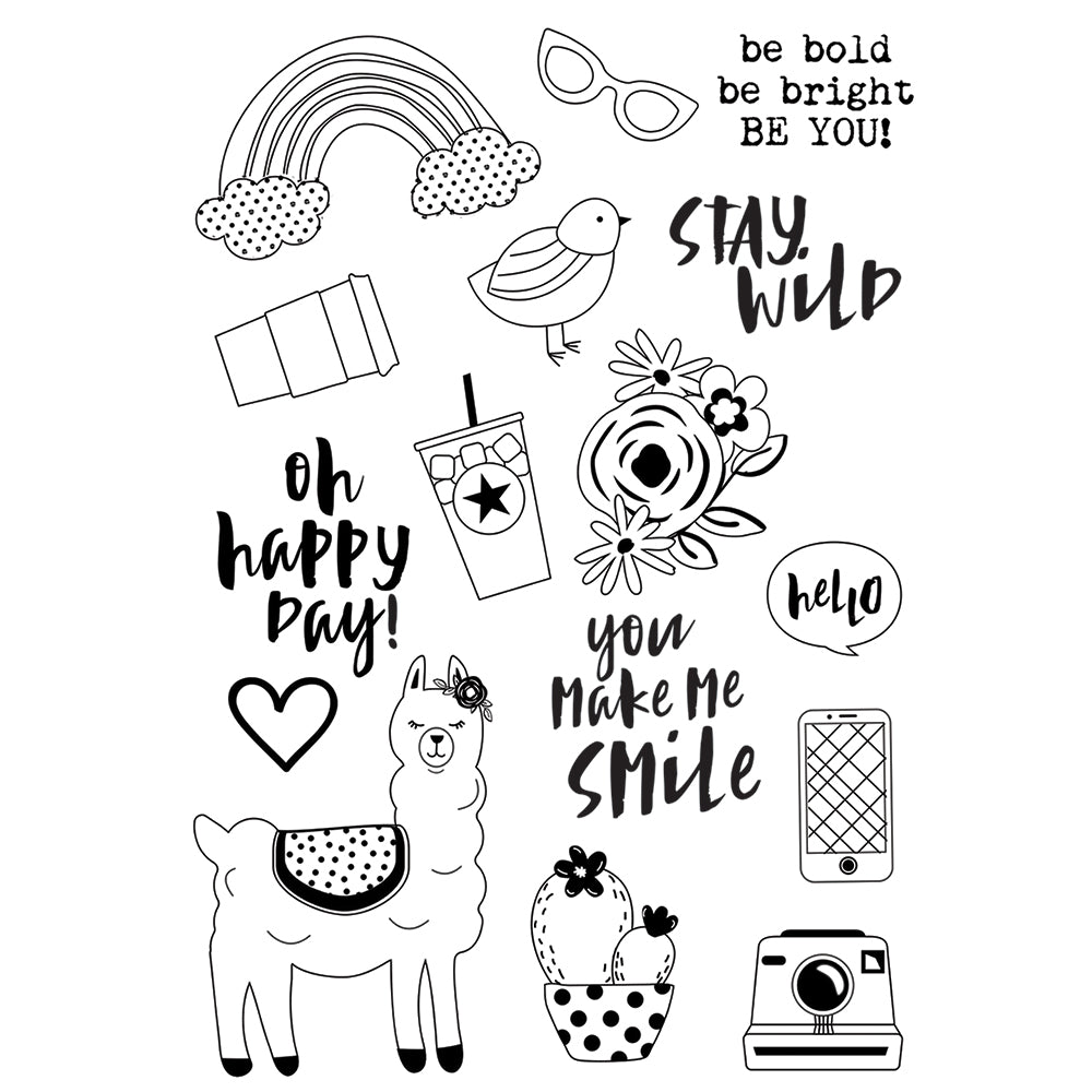 Oh Happy Day 4x6 Stamps - Be You!