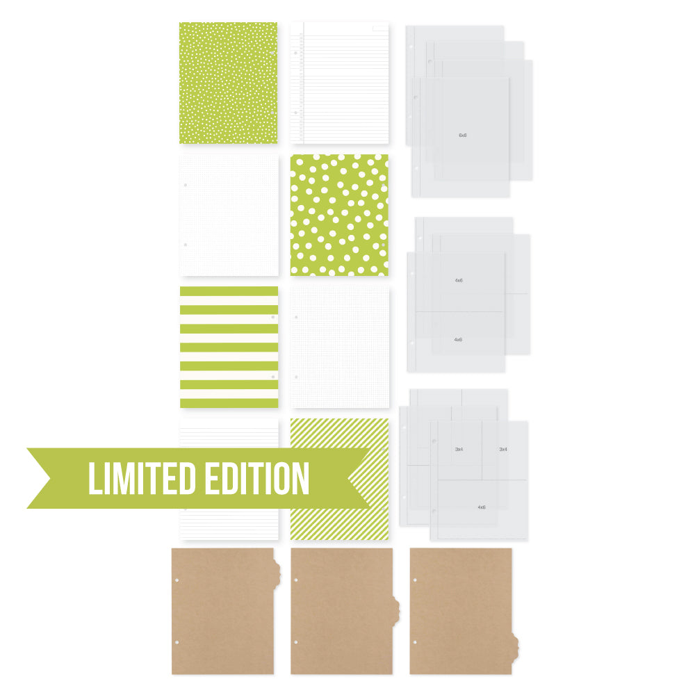 SN@P! Limited Edition 6x8 Binder - Lime