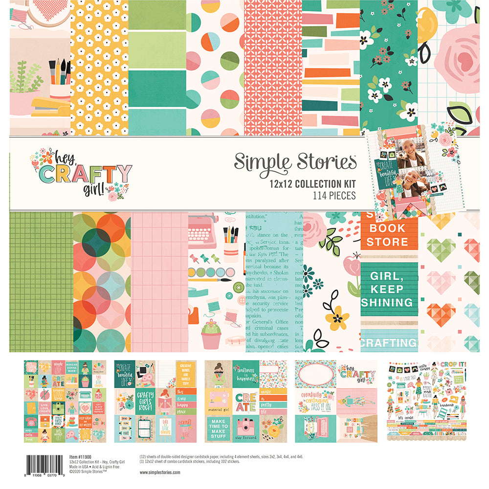 Hey, Crafty Girl! 12x12 Collection Kit