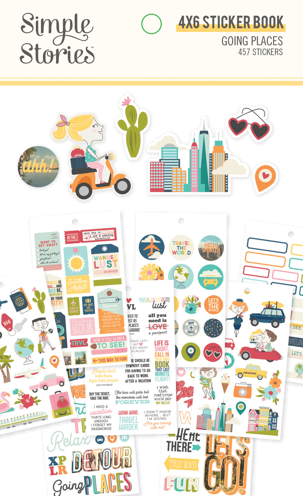 Going Places 4x6 Sticker Book