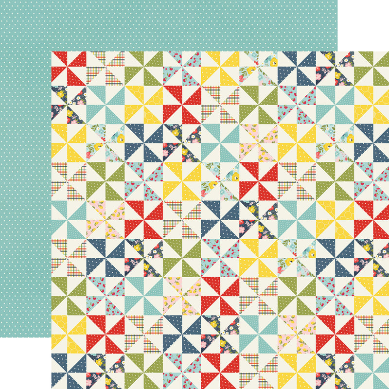 Color Vibe 12x12 Textured Cardstock - Dandelion