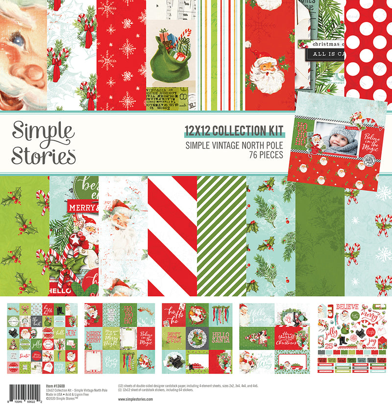 Simple Vintage North Pole - Holly Days