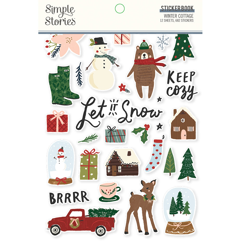 Winter Cottage - Sticker Book