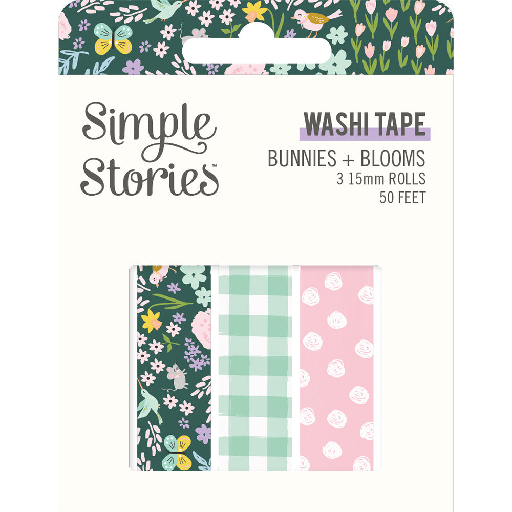 Bunnies + Blooms - Washi Tape