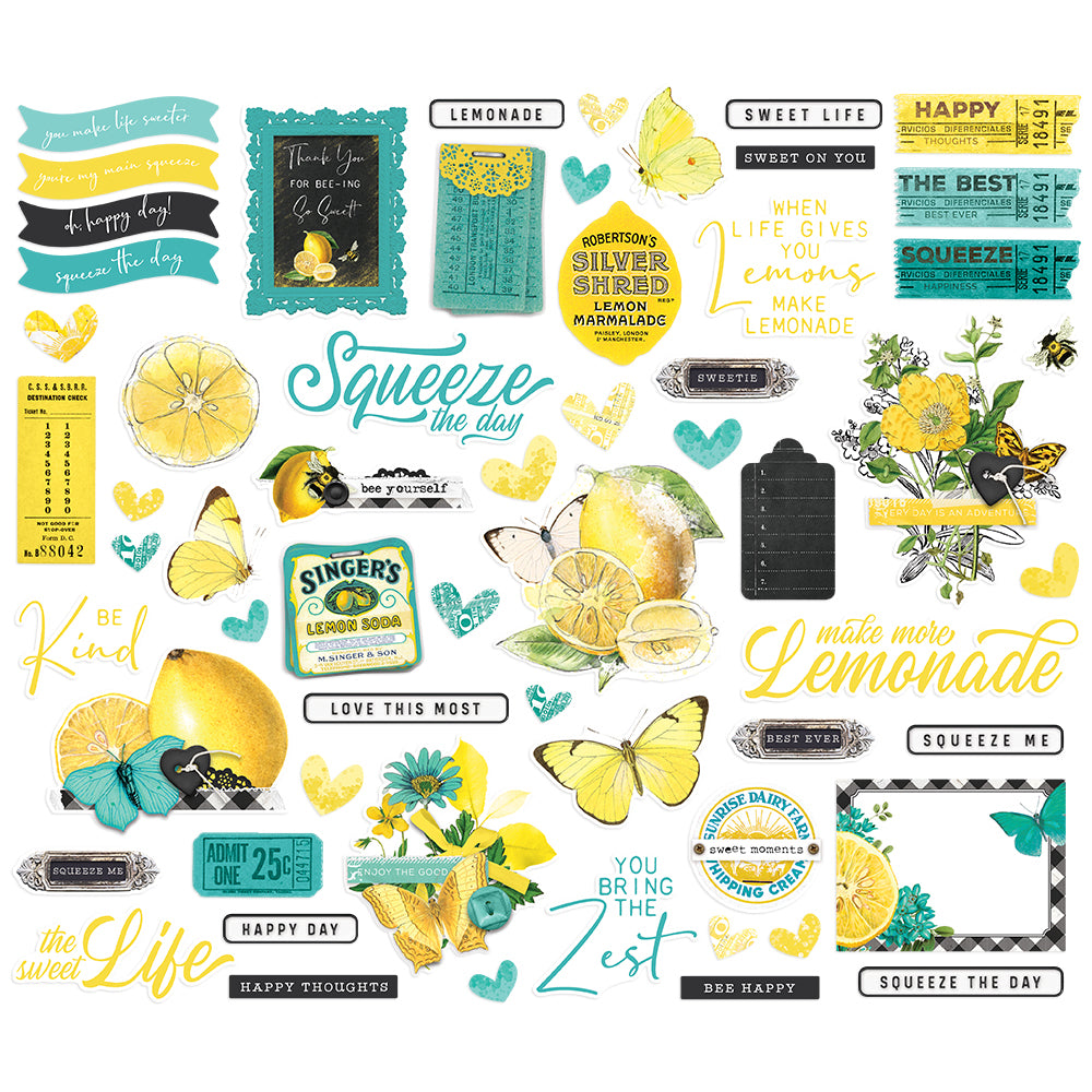 Simple Vintage Lemon Twist - Bits & Pieces