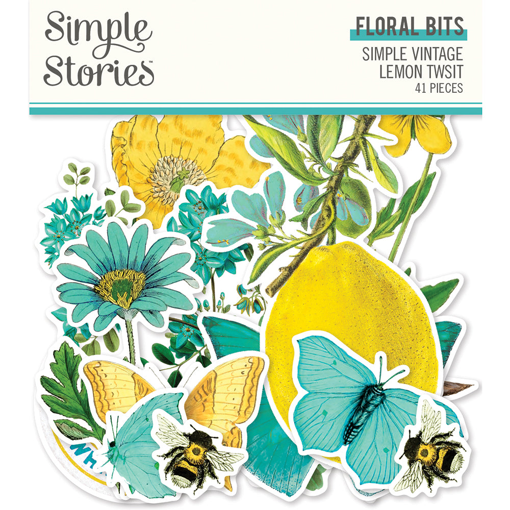 Simple Vintage Lemon Twist - Floral Bits & Pieces