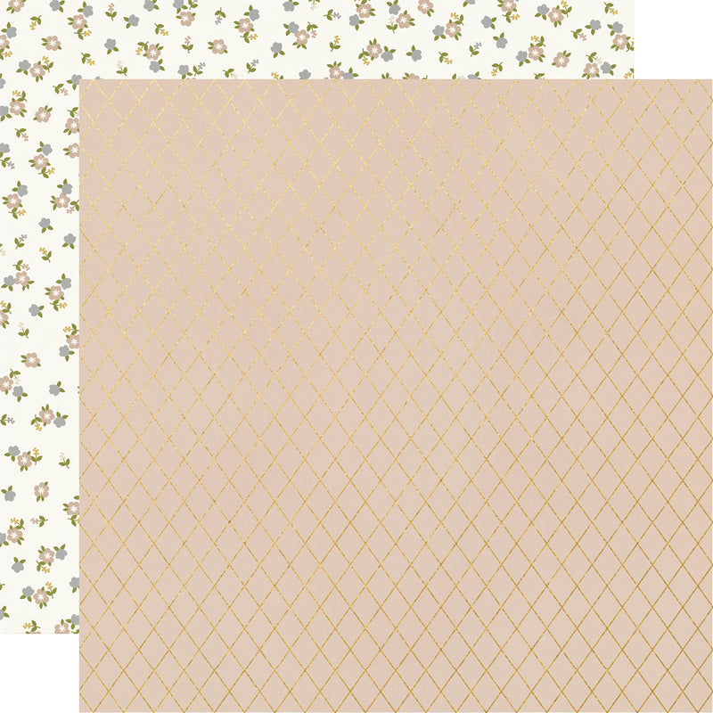 Color Vibe 12x12 Textured Cardstock - Warm White