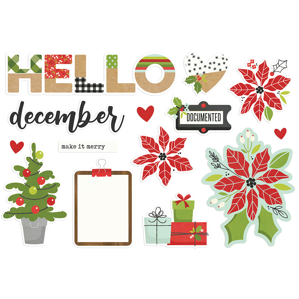 Simple Pages Page Pieces - Hello December