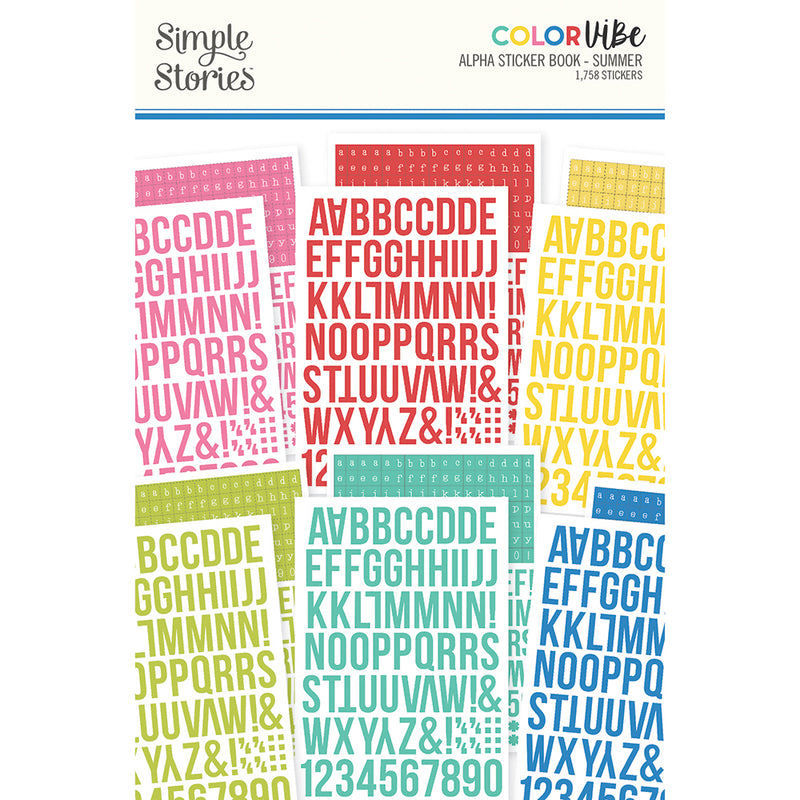 Color Vibe - Alphabet Sticker Book - Spring