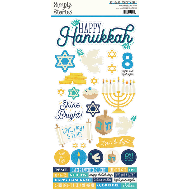 Happy Hanukkah - Element Cards