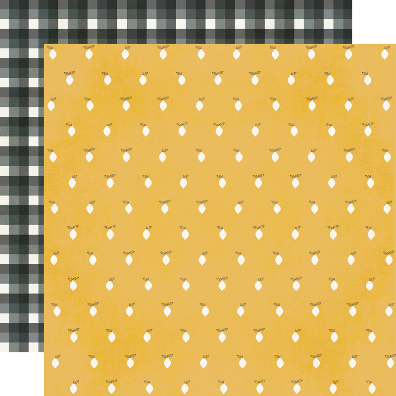 Color Vibe 12x12 Textured Cardstock - Mustard