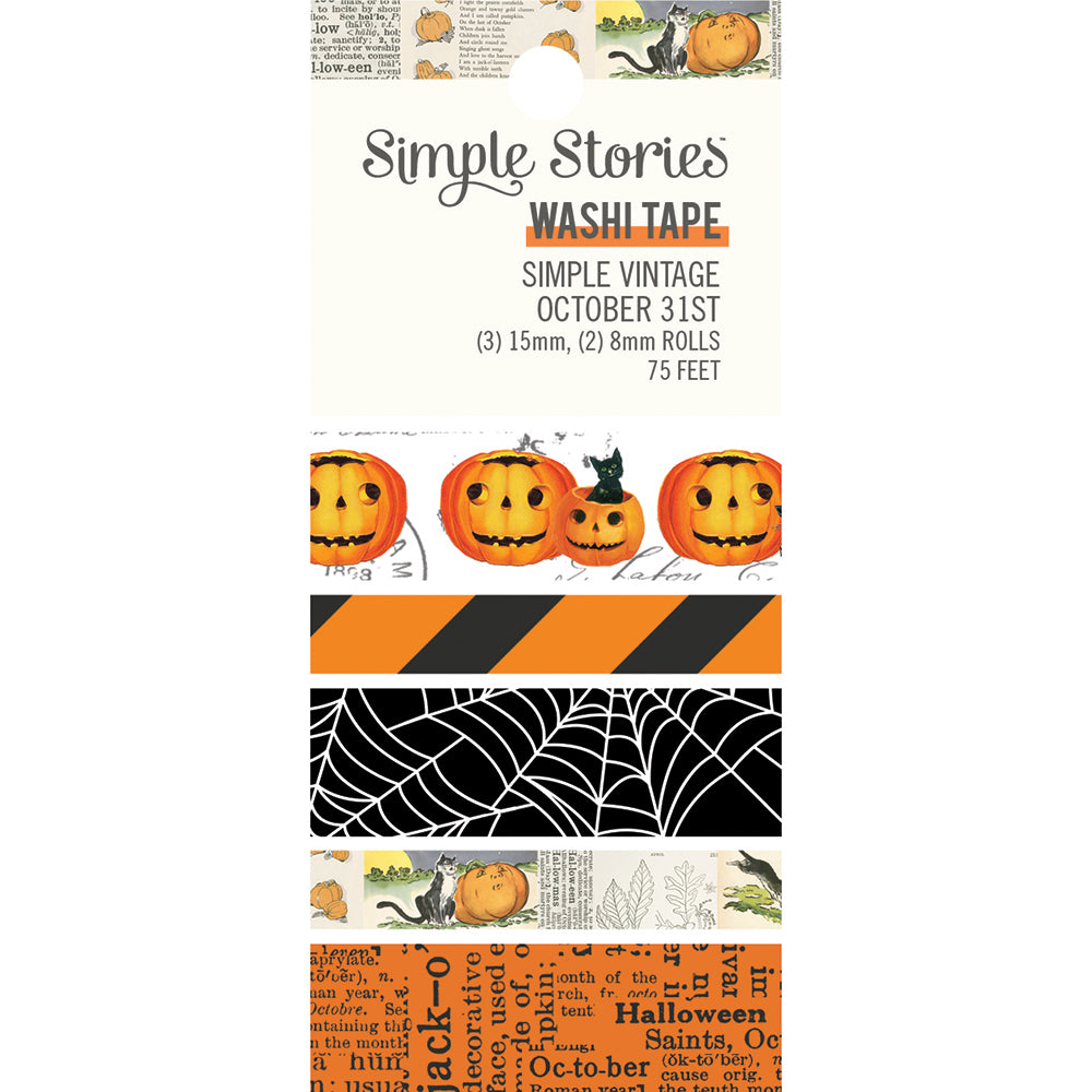 Simple Vintage October 31st - Washi Tape