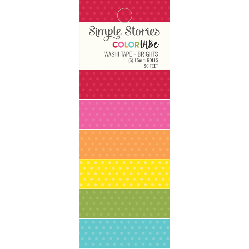 Copy of Color Vibe Washi Tape - Brights