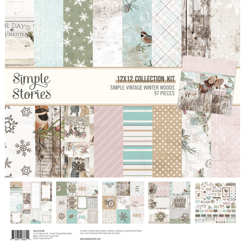 Simple Vintage Winter Woods - Collection Kit