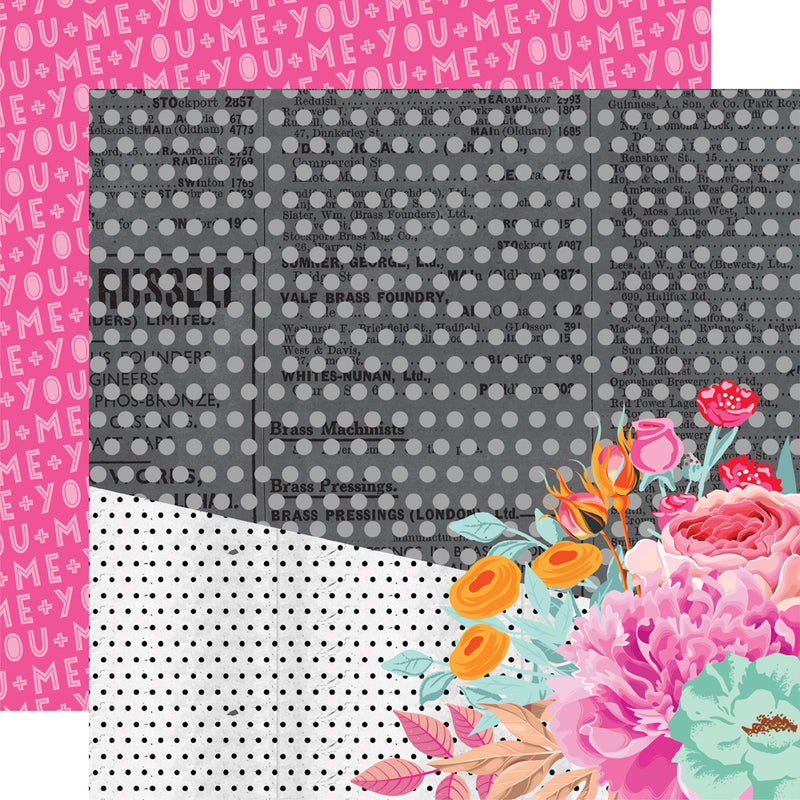 Color Vibe 12x12 Textured Cardstock - Blush
