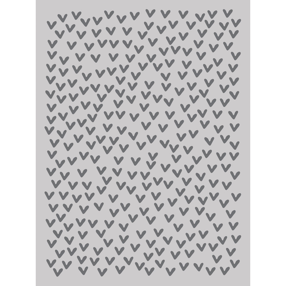Heart Eyes - 6x8 Stencil -  Oh My Hearts