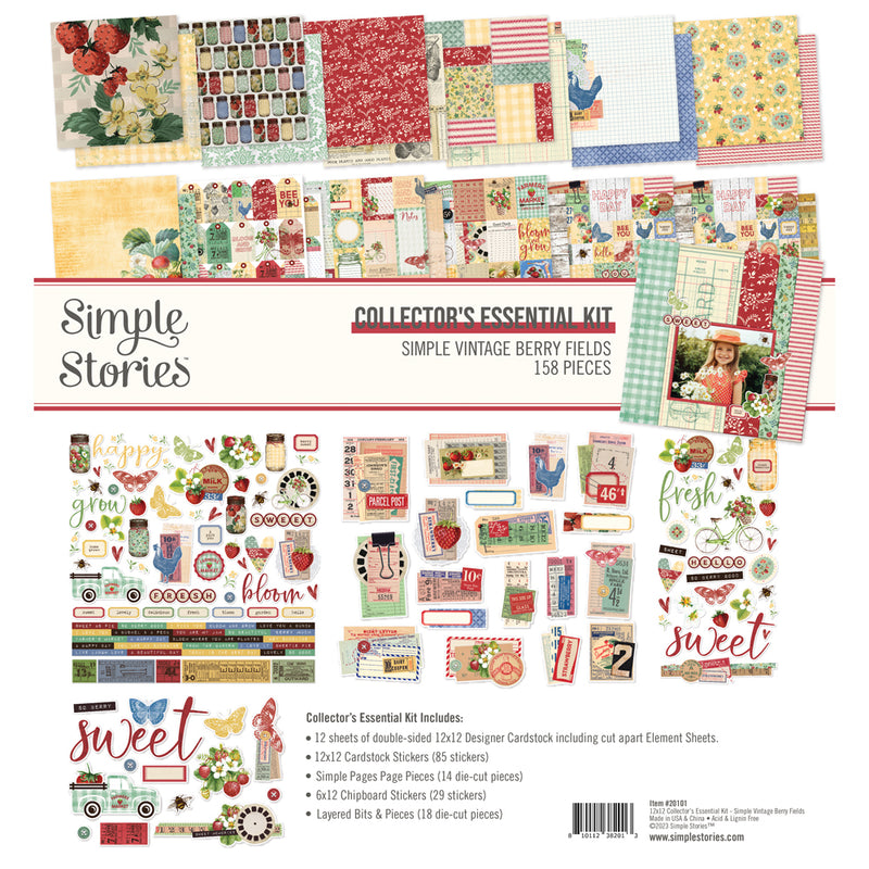 Simple Vintage Berry Fields  - Collection Kit