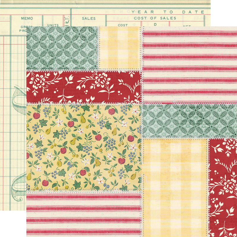 Simple Vintage Berry Fields  - Cardstock Stickers