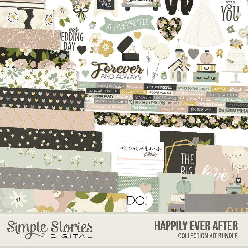 Happily Ever After Digital Collection Kit Bundle