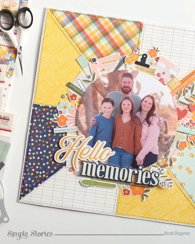 Album Opener One Page Layout