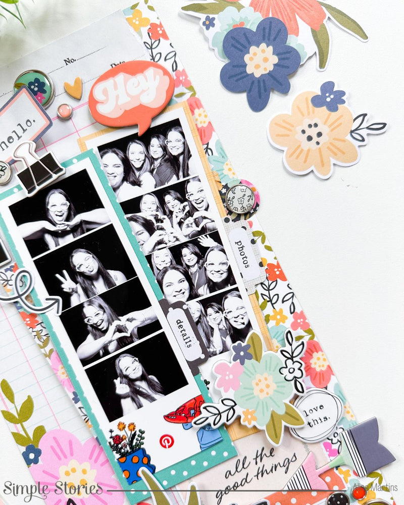 Taking Notes on Friendship – A Slim Layout with Take Note collection ...