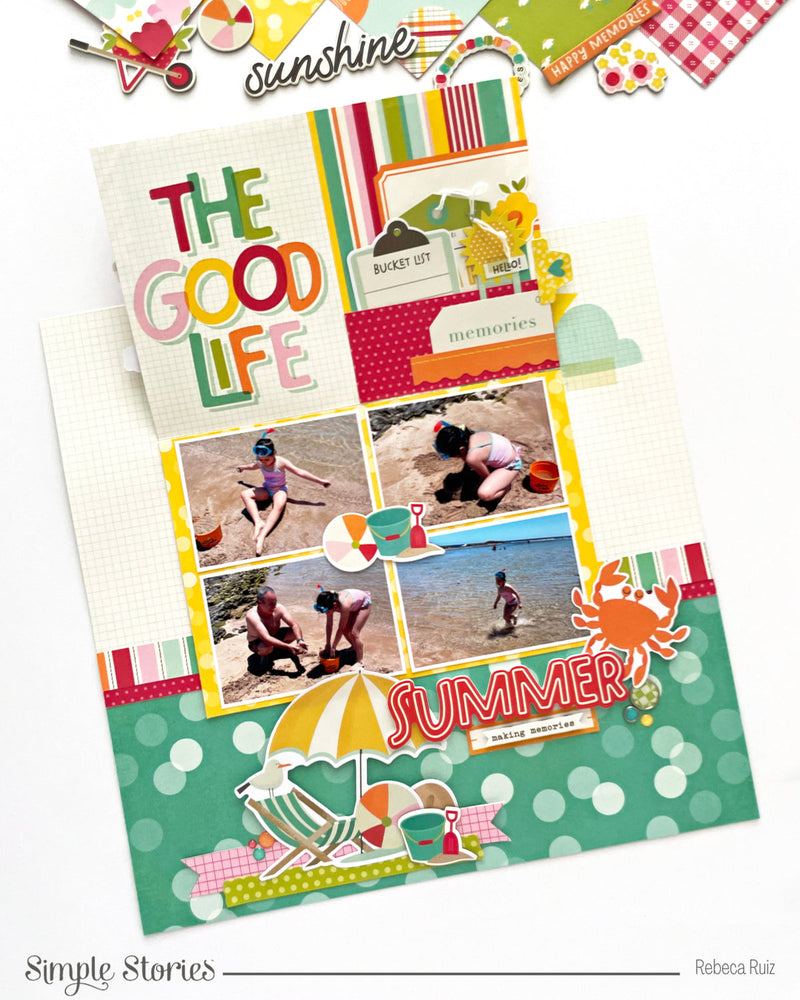 Summer - Making Memories Layout – Simple Stories