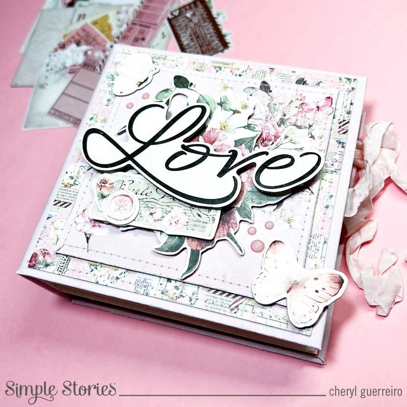 Mini Wedding Album with Simple Vintage Love Story!