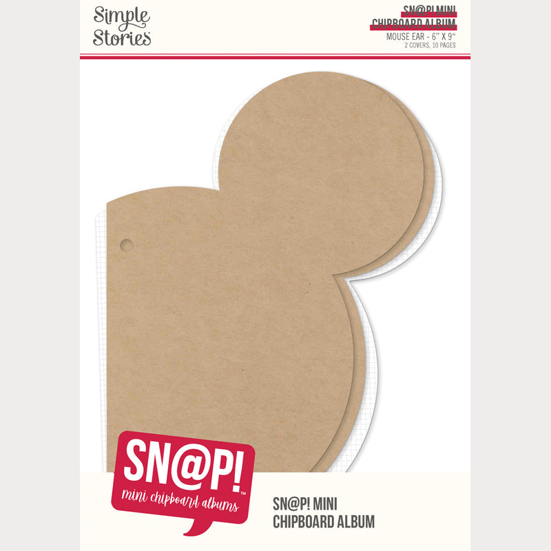 SN@P! - Mini Chipboard Album - Mouse Ear – Simple Stories