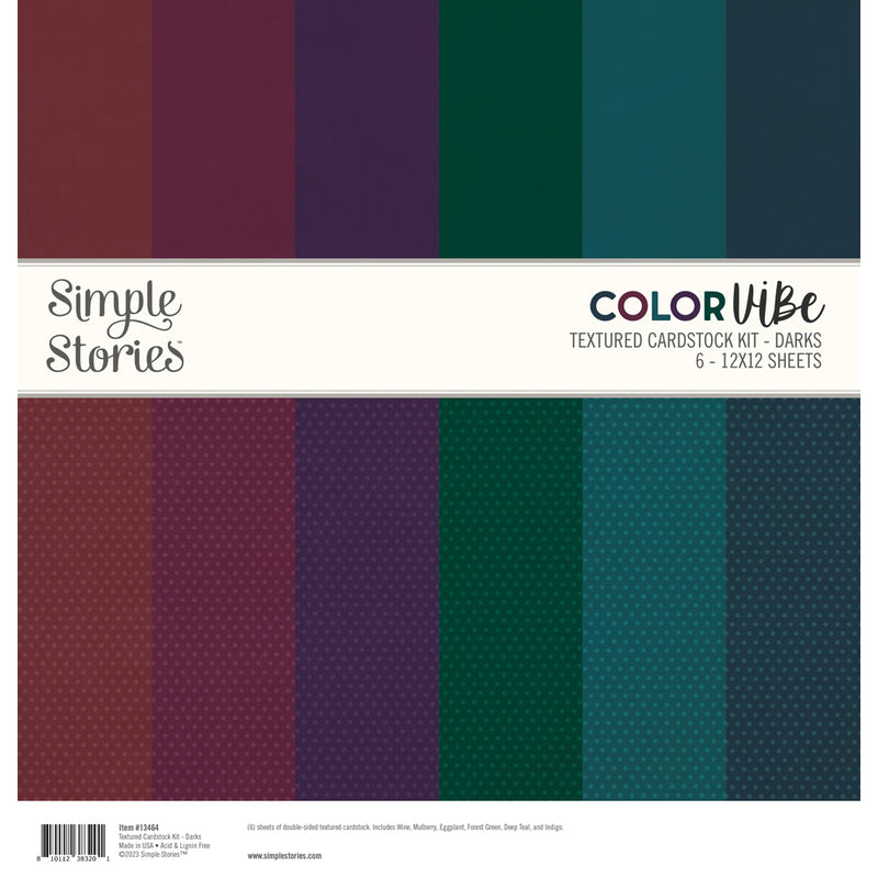 Color Vibe Textured Cardstock Kit - Summer – Simple Stories