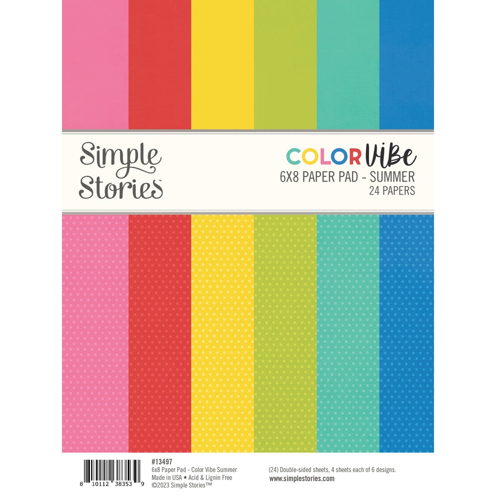NEW! Color Vibe - 6x8 Pad - Summer