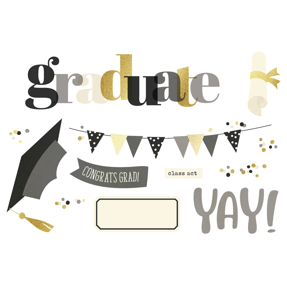 Graduation  - Simple Pages Page Pieces