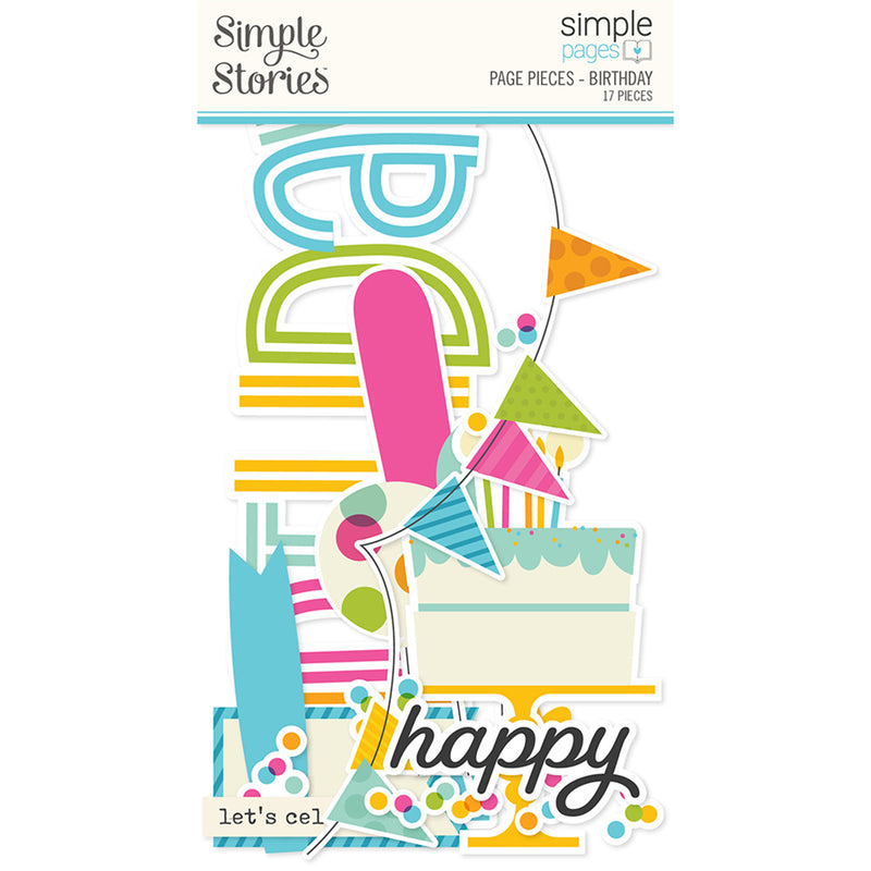 Birthday   - Cardstock Stickers