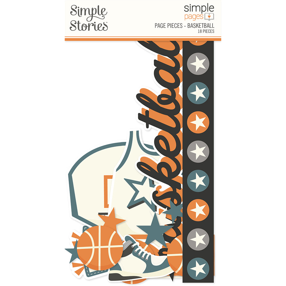 NEW! Sports Simple Set + Page Piece Sale - BASKETBALL