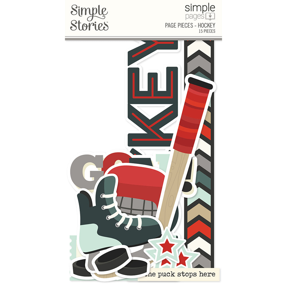 NEW! Sports Simple Set + Page Piece Sale - HOCKEY