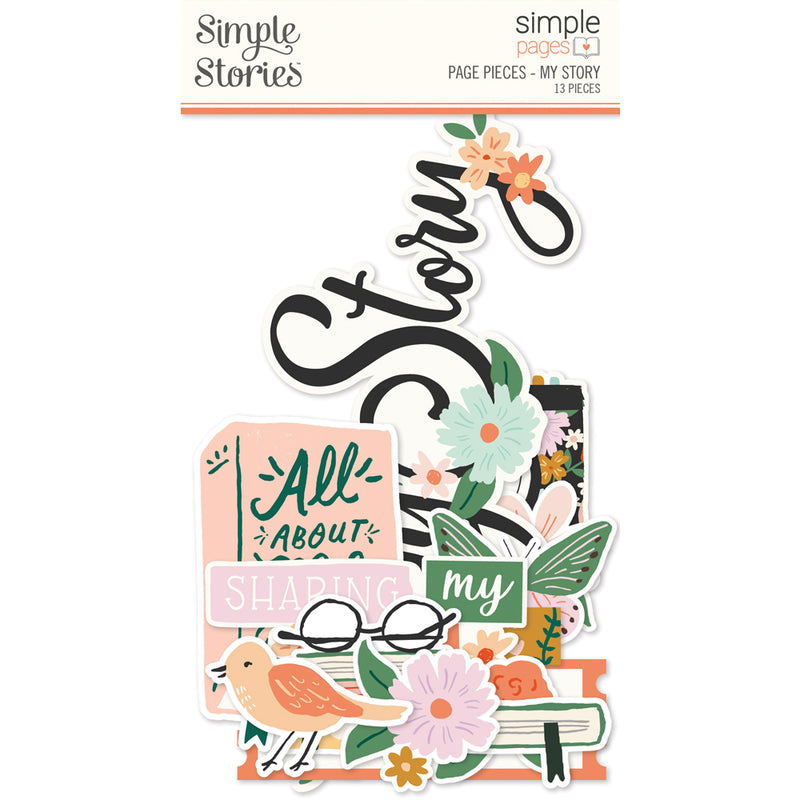 New! Simple Pages Page Pieces - Trail Mix