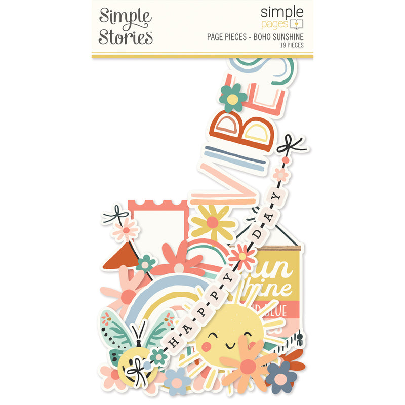 New! Simple Pages Page Pieces - Retro Summer
