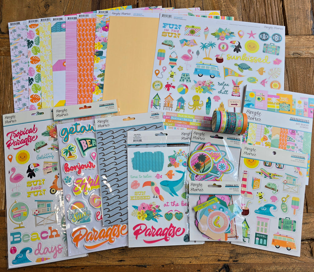 Just Beachy Scrapbook Bundle #2