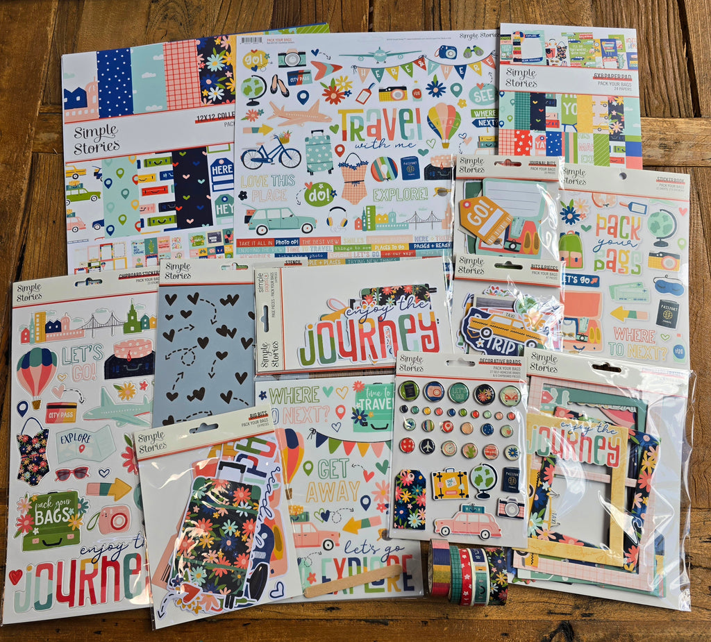 Pack Your Bags Mega Scrapbook Bundle #2