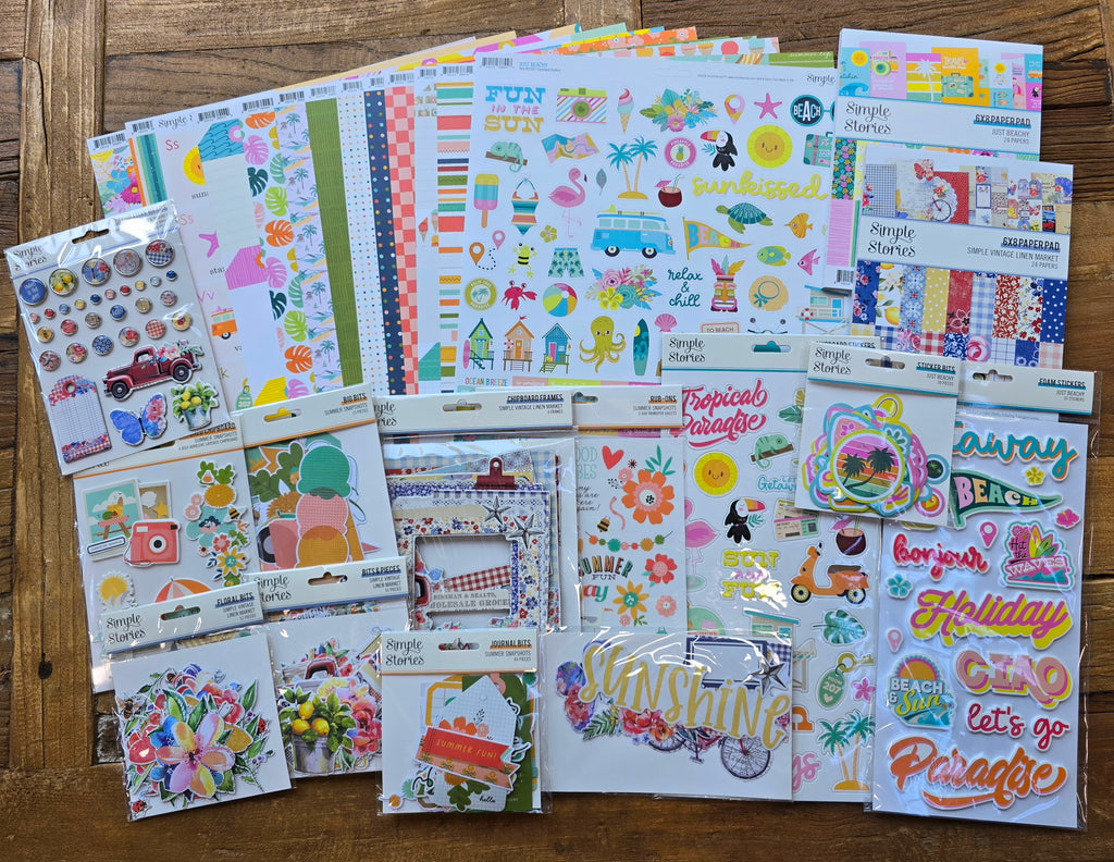 NEW! Seasons Scrapbook Bundle - SUMMER