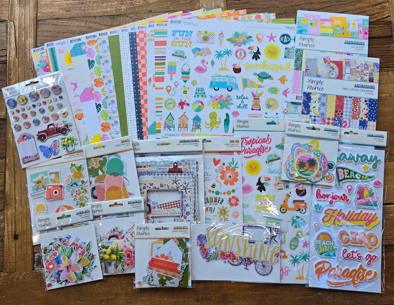 NEW! Seasons Scrapbook Bundle - SUMMER
